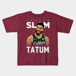 Jayson Tatum Original Aesthetic Tribute 〶 Kids T-Shirt